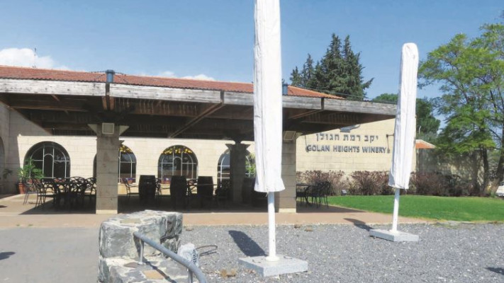 מרכז המבקרים ביקב רמת הגולן. צילום: מיטל שרעבי 