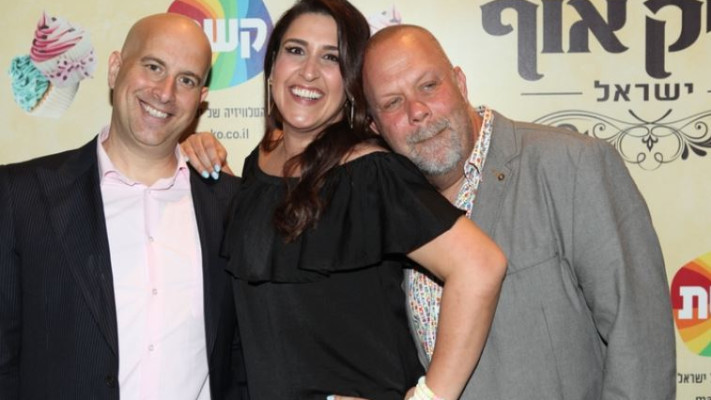 צוות השפים לעזרה. רן שמואלי, קרין גורן ועודד ברנר (צילום: אורטל דהן)