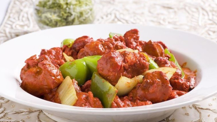 צ'יקן טיקה. היה לנו טעים, אבל יש מקום לשיפור. צילום: יח&quot;צ