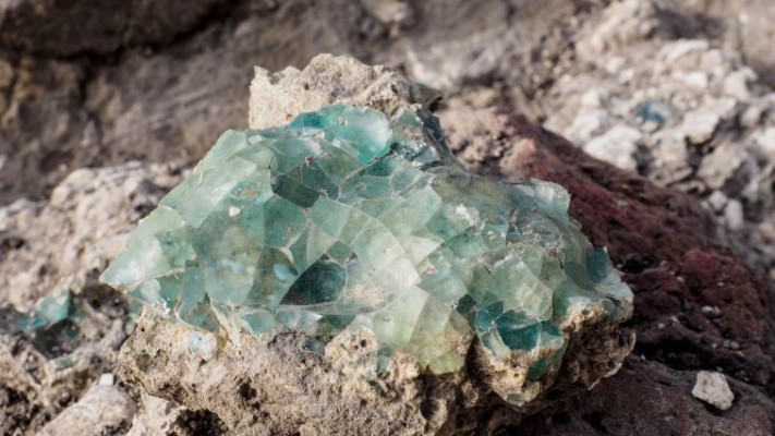 שרידי כבשנים שייצרו זכוכית במאה ה-4 בארץ ישראל. צילום: רשות העתיקות