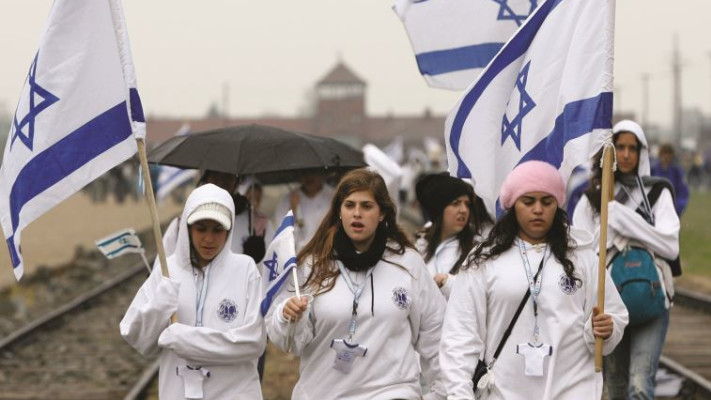 מצעד החיים באושוויץ. צילום: רויטרס