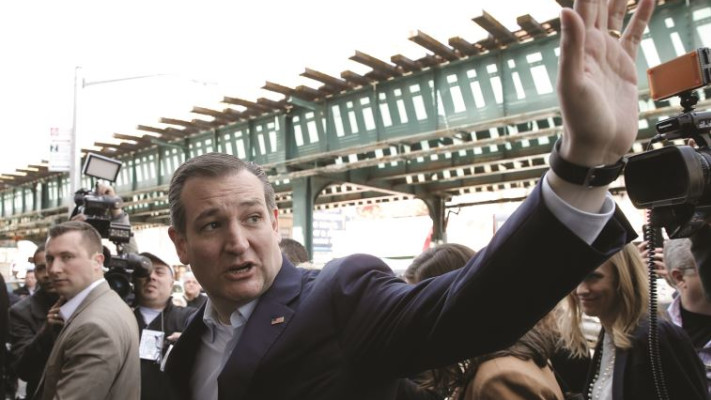 טד קרוס באירוע בחירות בברונקס. צילום: רויטרס