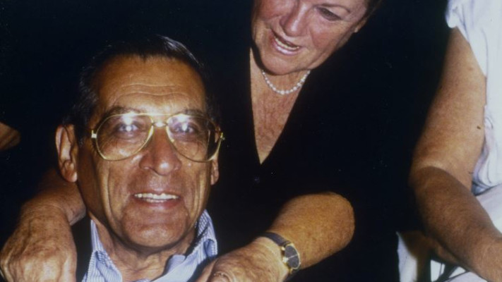 רחבעם זאבי ואשתו יעל. צילום: משה שי, פלאש 90