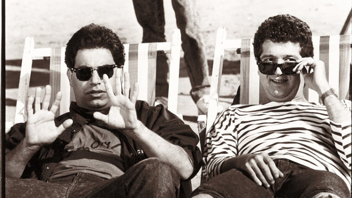 &quot;צמד הבטלנים&quot; דטנר וקושניר. צילום: צביקה ישראלי