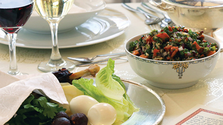 ליל הסדר, פסח, פסקל, אוכל