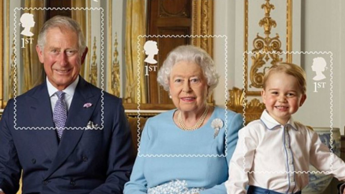 הבול המלכותי החדש, לרגל יום הולדתה ה-90 של המלכה