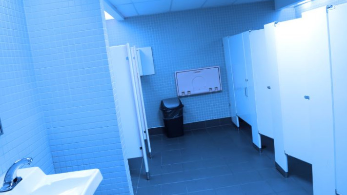 החוקרים מצאו חיידקים וצואה על מייבשי הידיים בשירותים ציבוריים. צילום : אינגאימג