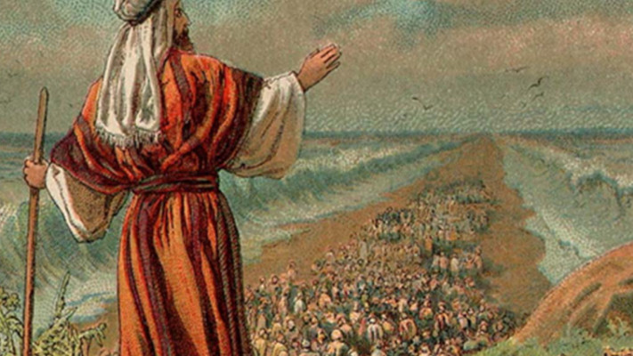 יציאת בני ישראל ממצרים. אילוסטרציה