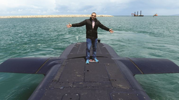 הפלגה בכלי המלחמה היקר ביותר של צה&quot;ל, הצוללת אח&quot;י רהב החדשה. צילום: דובר צה&quot;ל