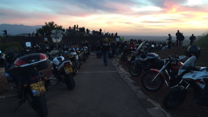 הרכיבה המסורתית ערב חג הפסח בהר בנטל במרום גולן