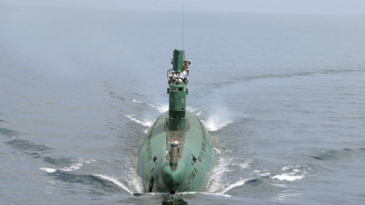 צוללת של קוריאה הצפונית. רק למדינתו של קים ג'ונג און ולאיראן יש צוללות מסוג יונו. צילום: רויטרס 