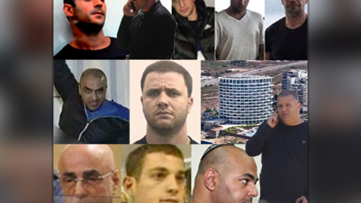 מפת ארגוני הפשיעה בישראל. צילום:פוסטה