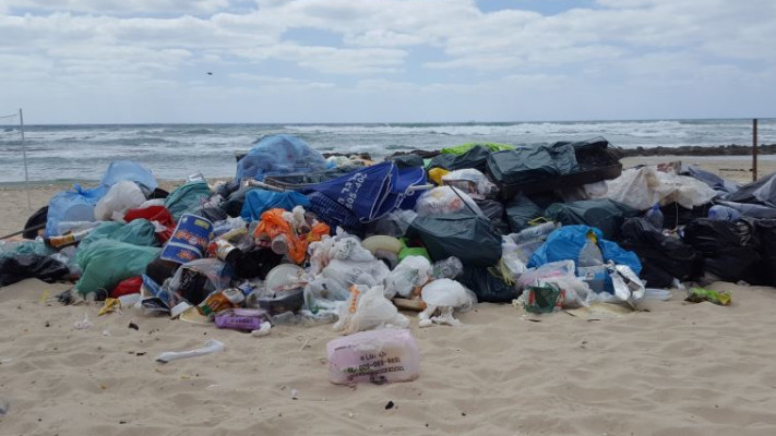 חופים מלוכלכים. צילום: איריס ארבל ודרור אריאלי