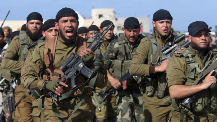 החשוד הצטרף לאימונים של חמאס. הזרוע הצבאית של הארגון. צילום: רויטרס