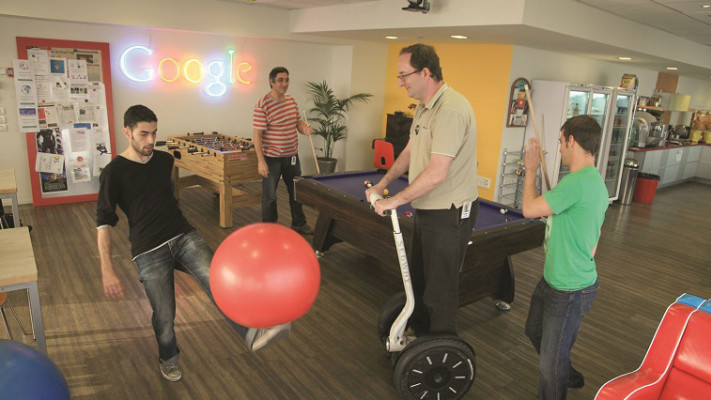 &quot;המשרד המעוצב בעולם&quot;. גוגל תל אביב. צילום: אריק סולטן