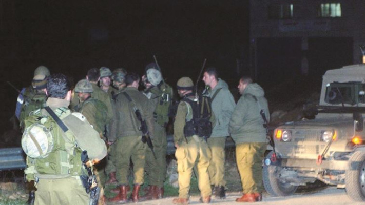 זירת פיגוע הירי בחברון בה נהרג אסף ביתן ז&quot;ל. צילום: פלאש 90