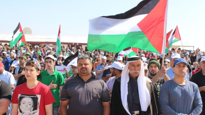 צעדת הנכבה בדרום. צילום: יאסר עוקבי