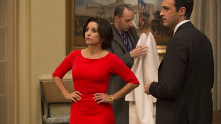 מאבדת שליטה בסוגרים ומדממת מהאף כשהיא מגלה שמונתה לנשיאה, מאיירס ב&quot;וויפ,. צילום: יח&quot;צ