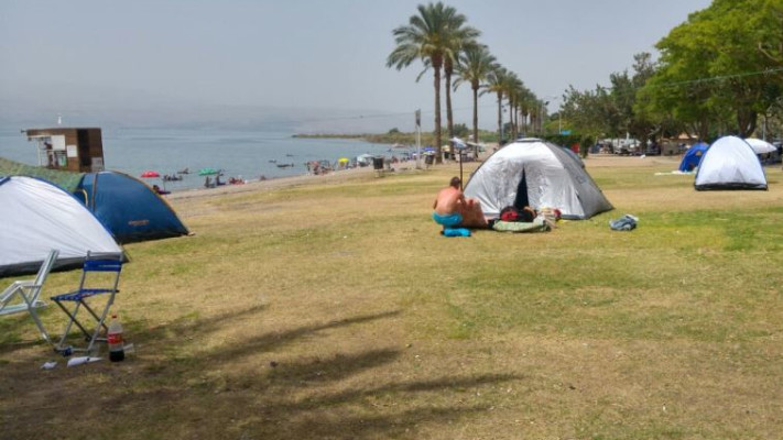  שרב בחופי הכינרת. צילום: סיוון חודי, רשות הכנרת