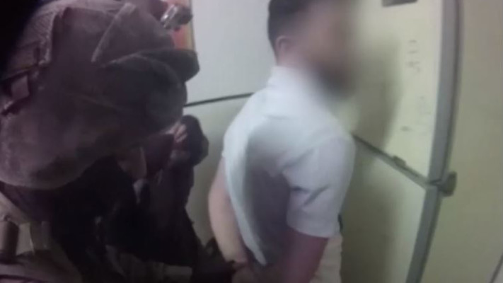 מעצר מחבל ע&quot;י כוח דובדבן, צילום ארכיון מסך