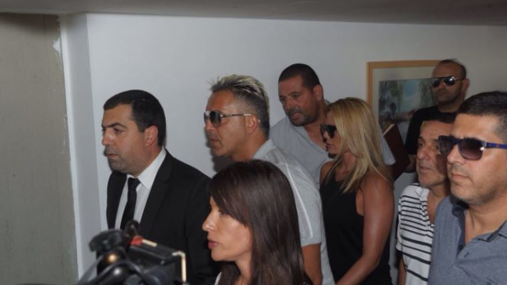 פרץ מגיע לבית המשפט. צילום: אבשלום ששוני 