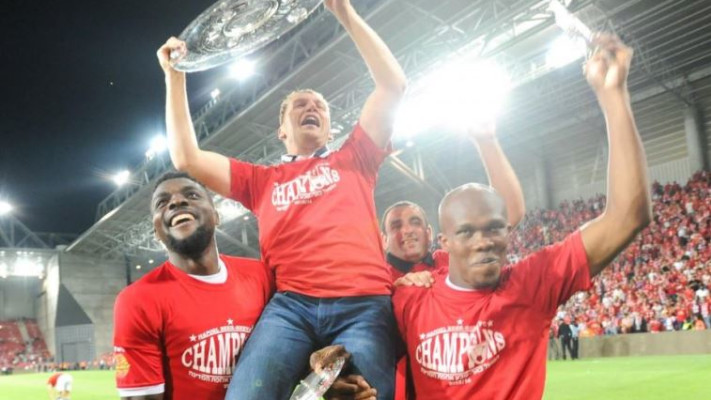 ברק בכר חוגג. צילום: דני מרון