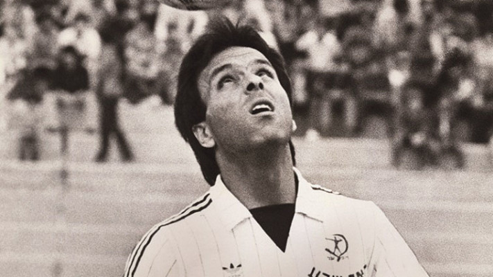 שלום אביטן בהפועל באר שבע בשנות ה-80. צילום: משה שי, פלאש 90