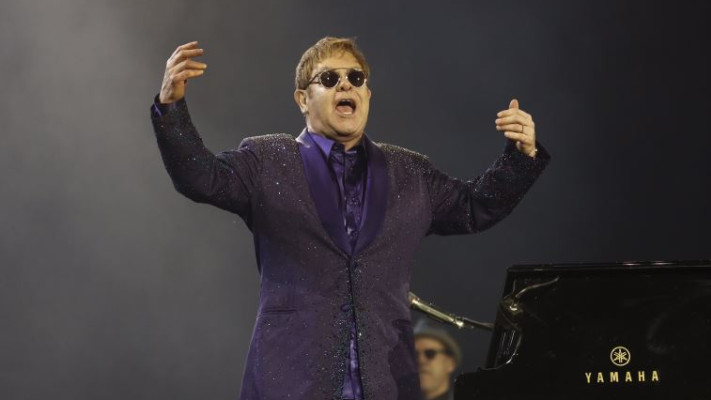 אלטון ג'ון בהופעתו בישראל. צילום: נתי שוחט, פלאש 90