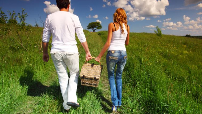 דייט בדשא, אילוסטרציה