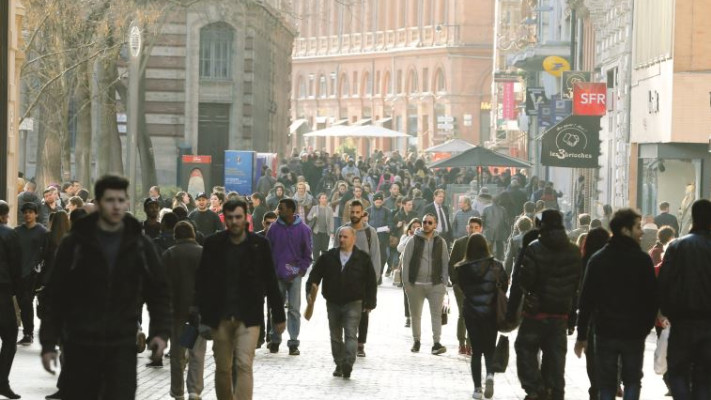 העיר הוורודה. טולוז. צילום: רויטרס