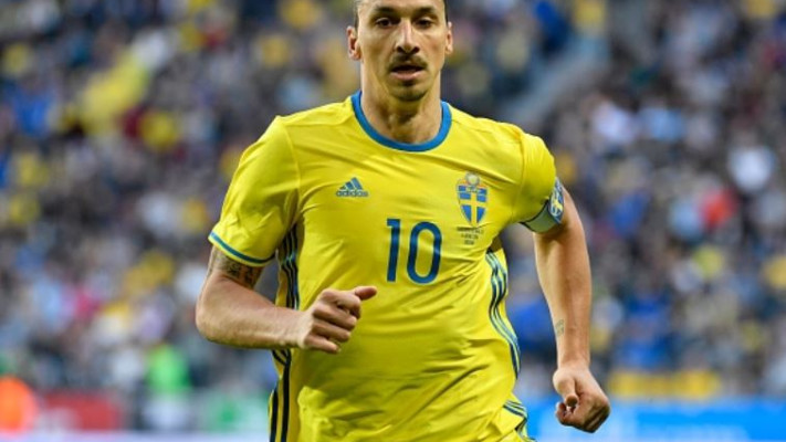 ההזדמנות האחרונה שלו. זלאטן איברהימוביץ' במדי נבחרת שוודיה. צילום: GETTY IMAGES