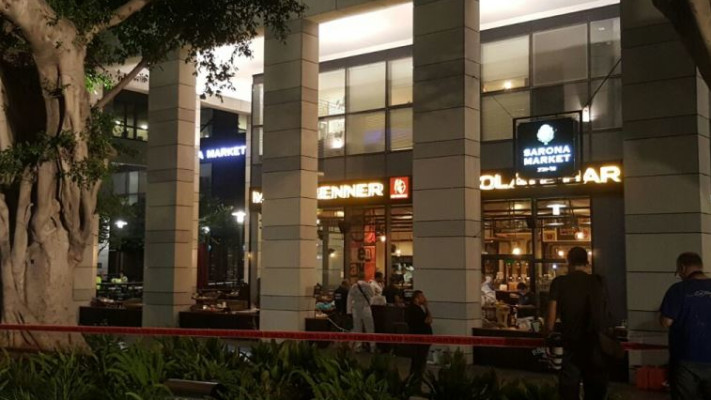 זירת הפיגוע. צילום: יואל מילר