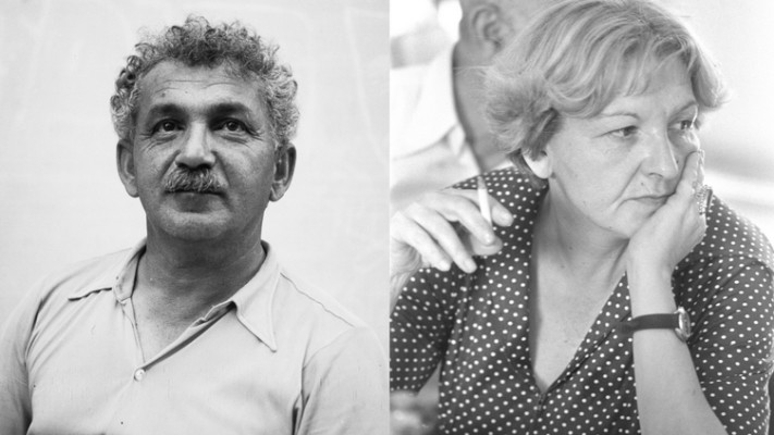 ברל כצנלסון וחנה זמר, צילום: יעקב סער, לע&quot;מ