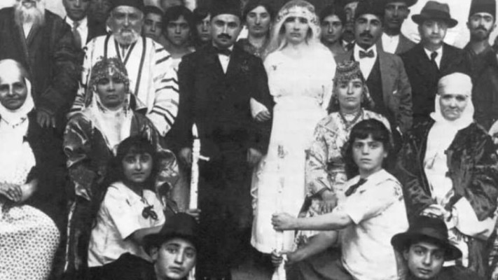 חתונה יהודית בבגדד בשנות ה-30. צילום: באדיבות מרכז מורשת יהדות בבל