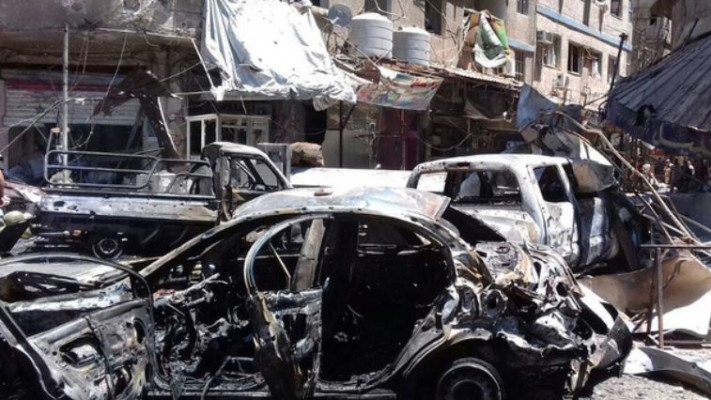 פיגוע דאעש בסוריה. צילום: רויטרס