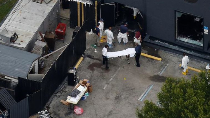 זירת הירי באורלנדו. צילום: ריוטרס