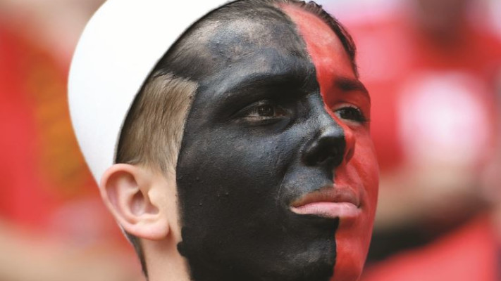 אוהד אלבניה. צילום: רויטרס