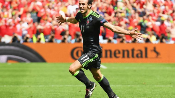 גארת בייל אחרי השער. צילום: גטי אימג'ס