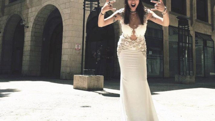 בקרוב אצלנו. תניה גרבר בשמלת כלה. צילום: יח"צ