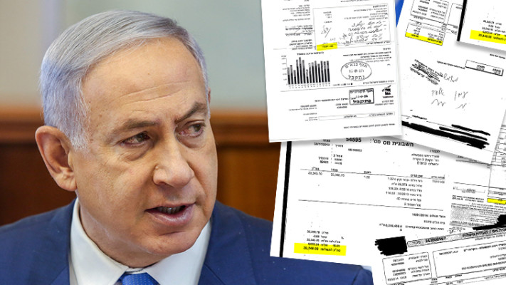חשבוניות מתוך הוצאות מעון ובית רוה&quot;מ בנימין נתניהו. צילום: מרק ישראל סלם, אילוסטרציה