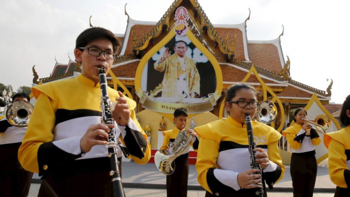 חגיגות יום ההולדת ה-88 של מלך תאילנד. צילום: רויטרס