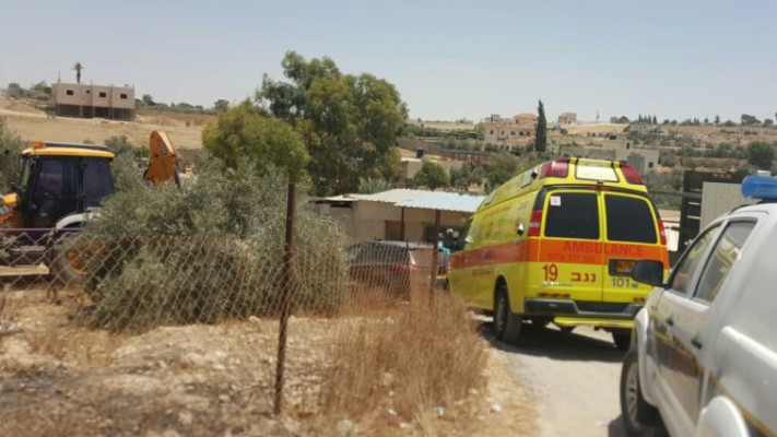 זירת האסון בנגב. צילום ארכיון: תיעוד מבצעי מד"א