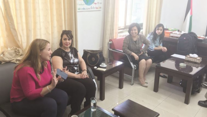 קסניה סבטלובה במטה הפת"ח. צילום: ללא קרדיט