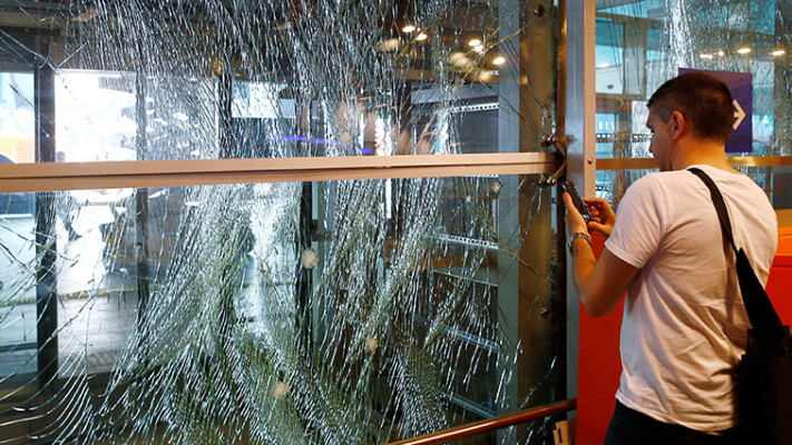 זירת הפיגוע בטורקיה. צילום: רויטרס