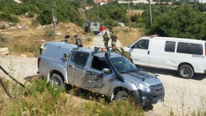 פיגוע דקירה בקריית ארבע. צילום: דוברות זק"א