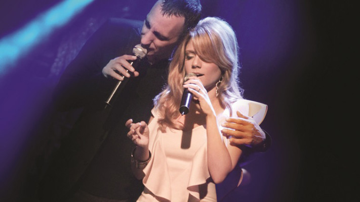 על שפת הכנרת. מימון ובוסקילה. צילום: אריאל בשור