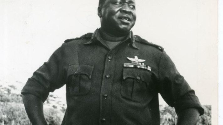 טרם היה ברור מה עמדתו לגבי החוטפים, אידי אמין דאדא. צילום: סרטי שפירא בע&quot;מ