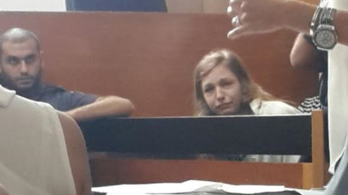 מאי גוטמן בבית המשפט. צילום: באדיבות פוסטה