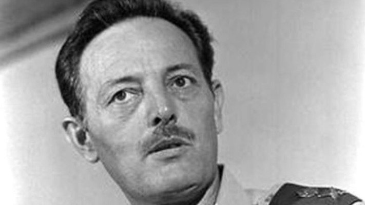 האלוף בני פלד. חשש מהתעצמות מצרית. צילום: יעקב סער, לע&quot;מ 