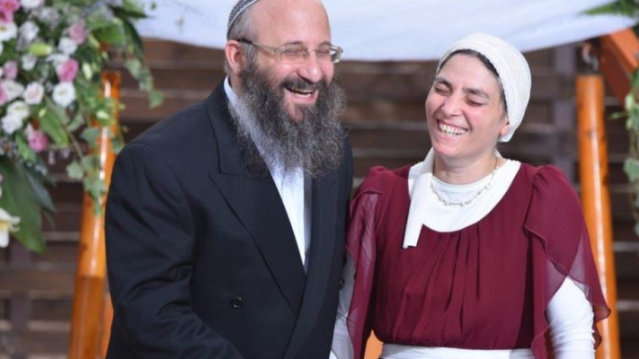 מיכאל מרק ז"ל ואשתו חווה. צילום: באדיבות המשפחה